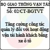 Chỉ thị 02/2013/CT-BGTVT
