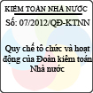 Quyết định 07/2012/QĐ-KTNN