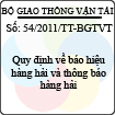 Thông tư số 54/2011/TT-BGTVT