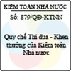 Quyết định 879/QĐ-KTNN