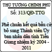 Quyết định số 313/QĐ-TTG