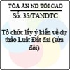 Kế hoạch 35/TANDTC