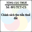 Công văn 691/TCT-CS