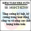 Chỉ thị 1618/CT-KTNN