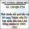 Quyết định số 238/QĐ-TTG