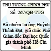 Quyết định số 267/QĐ-TTG