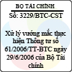 Công văn 3229/BTC-CST