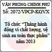 Công văn 2072/VPCP-KGVX