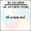 Công văn 3471/BTC-TCHQ