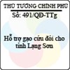 Quyết định 491/2013/QĐ-TTg