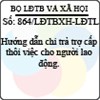 Công văn 864/LĐTBXH-LĐTL