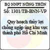 Thông báo 1301/TB-BNN-VP