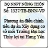 Thông báo 1327/TB-BNN-VP