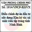 Công văn 1914/VPCP-KGVX