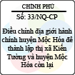 Nghị quyết 33/2013/NQ-CP