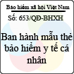 Quyết định số 653/QĐ-BHXH