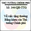 Quyết định số 344/QĐ/TTG