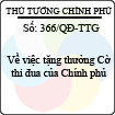 Quyết định số 366/QĐ-TTG