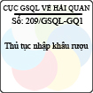 Công văn 209/GSQL-GQ1