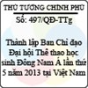 Quyết định 497/2013/QĐ-TTg