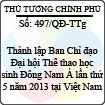 Quyết định 497/2013/QĐ-TTg