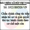 Công văn 1922/BHXH-VP