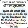 Quyết định 1352/2013/QĐ-UBND