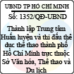 Quyết định 1352/2013/QĐ-UBND