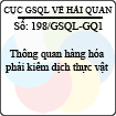 Công văn 198/GSQL-GQ1