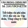 Công văn 2191/VPCP-KTTH