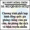 Quyết định 602/2013/QĐ-BNN-HTQT