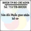Thông báo 753/TB-BHXH