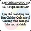 Quyết định 44/2013/QĐ-BCĐFSAP