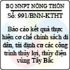 Công văn 991/BNN-KTHT