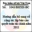 Công văn 1043/BHXH-BC