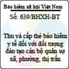Công văn 639/BHXH-BT