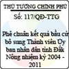 Quyết định số 117/QĐ-TTG