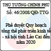 Quyết định số 46/2008/QĐ-TTg