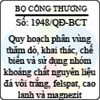 Quyết định 1948/2013/QĐ-BCT