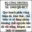 Quyết định 1948/2013/QĐ-BCT