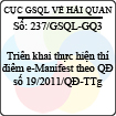 Công văn 237/GSQL-GQ3