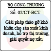 Chỉ thị 02/CT-BCT