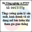 Chỉ thị 04/CT-TTg