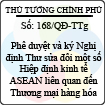 Quyết định 168/QĐ-TTg