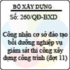 Quyết định 260/QĐ-BXD