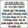 Quyết định 101/QĐ-UBDT