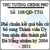 Quyết định số 106/QĐ-TTG