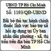 Quyết định 1193/QĐ-UBND