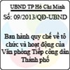 Quyết định 09/2013/QĐ-UBND