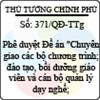 Quyết định 371/QĐ-TTg